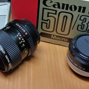 Canon New FD 50mm F3.5 macro