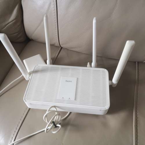 90%新 Xiaomi 小米 紅米 Redmi AX5 AX1800 wifi6 Mesh Router 白色