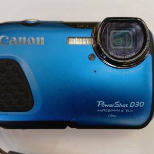 Canon Powershot D30 Digital Camera