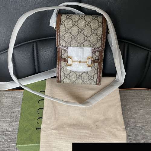 Gucci 1955馬銜扣手機包