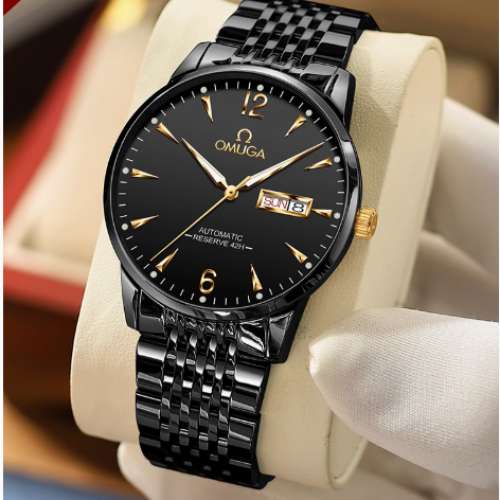 瑞士正品認證歐米OMUGA手錶男士全自動機械錶超薄防水夜光男錶款
