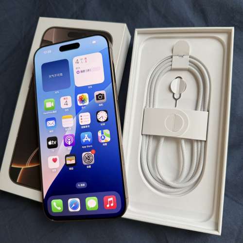 原色港行 100%new iPhone16 pro max 256gb 有保養1年有單