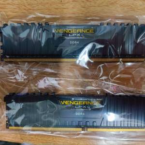 Corsair vengeance DDR4 3600mhz CL18 8gbx2 一對 ram