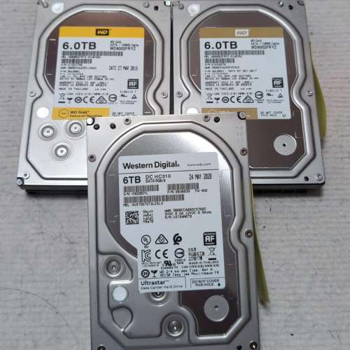 WD & HGST 6TB Gold / Ultrastar Datacenter Harddisk HDD