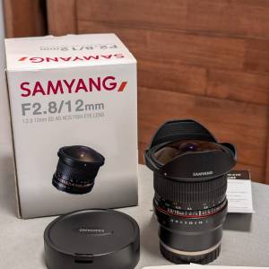99% 新 Samyang 12mm F2.8 fisheye 魚眼 (Sony E mount)