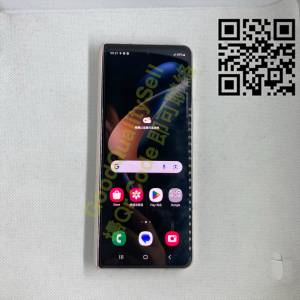 $(3) 95% Samsung Z fold 4 12GB+512GB 金色 港版
