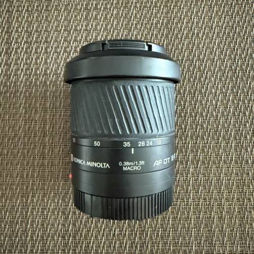 Minolta Dynax 5D + 18-70mm kit lens + Tamron 80-210mm