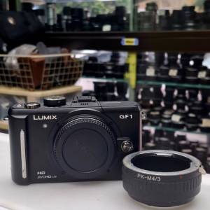 PANASONIC LUMIX GF1 + PK MOUNT 95% NEW 一义一電
