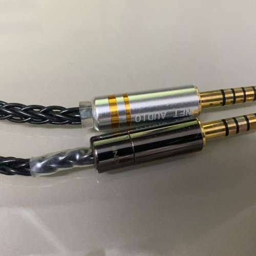 耳機線:漆黑V2] 由Net AudioX美國Noble Audio聯乘之作，8股單晶銅渡銀，使用美國材...