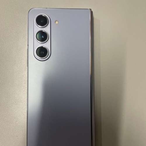 98% new samsung fold 5 12+256 冰藍色港行全套