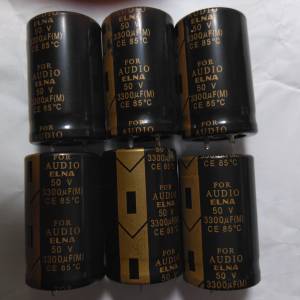 ELNA 3300u 50V 6pcs