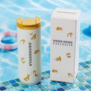 starbucks 星巴克 12oz Brown Shiba SS Tumbler 12oz夏日主題柴犬不鏽鋼隨行杯