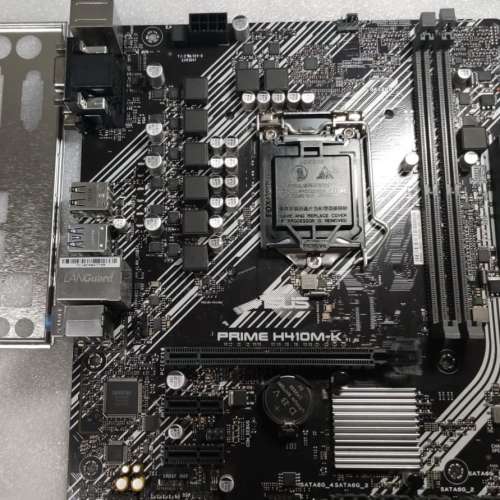 10代 低端主版 PRIME H410M-K Micro-ATX 主版 Socket 1200 支援第10代 處理器
