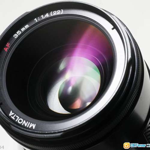 Minolta AF 35/1.4初代目(人工打磨的非球面鏡片)油潤、立體、散景有個性，AF鏡皇，A...