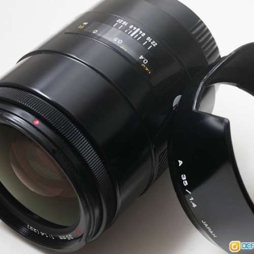Minolta AF 35/1.4初代目(人工打磨的非球面鏡片)油潤、立體、散景有個性，AF鏡皇，A...