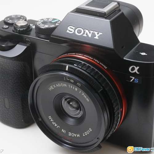 Hexagon 17mm 超廣角 F16(Leica M)連Viewfinder合 GXR M，M8，Epson R-D1，A7