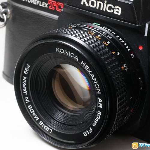 Konica Autoreflex TC連Hexanon AR 50/1.8鏡頭95新，相機測光準確，功能易用齊全，...