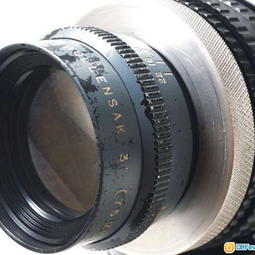 Wollensak Fastax Raptar 75mm f/2.5軍用版（改Nikon）35mm大電影鏡 發色濃厚 電影...