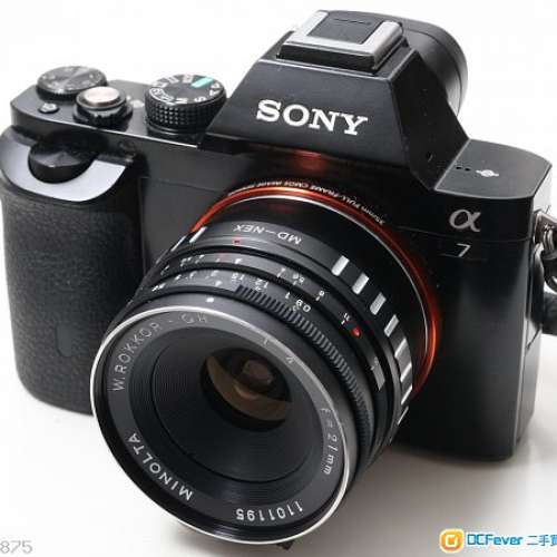 Minolta W.Rokkor-QH 21mm f4 真正超廣角鏡王 (收藏級) 啱萬能達菲林机 及 A7 系列