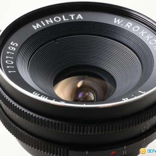 Minolta W.Rokkor-QH 21mm f4 真正超廣角鏡王 (收藏級) 啱萬能達菲林机 及 A7 系列