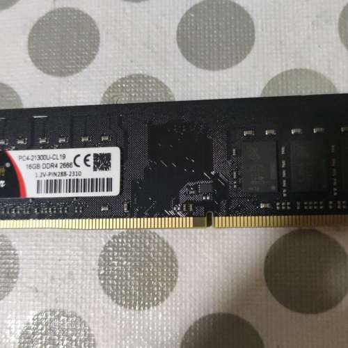 Micron Technology DDR4 2666 16GB單條  Desktop Ram