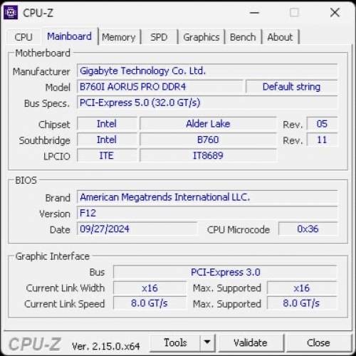 Gigabyte B760i + i3-12100F