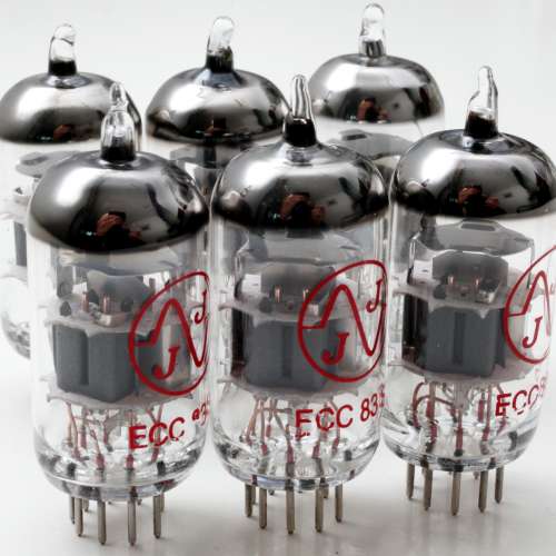 JJ ECC83S (ECC83/12AX7)全新管購自捷克，保證真品，同Telefunken(德律風根)ECC803S...