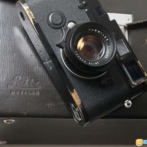 罕有 Leica Original Leather System Cas 真正M3專用外影箱(全真皮內格可取出款式)...
