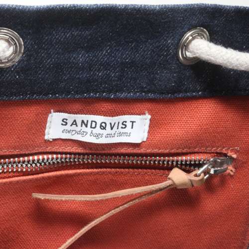 瑞典名牌背包 SANDQVIST 舊款牛皮加帆布，實淨耐用，經典又罕有，附相機內膽，整體...