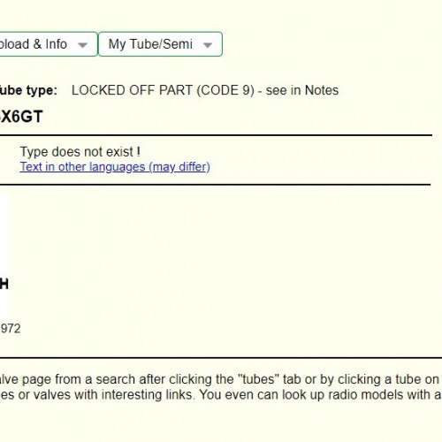 Mullard 6x6GT 英國制造,近乎全新,相當於CV574、U70和VT-126B