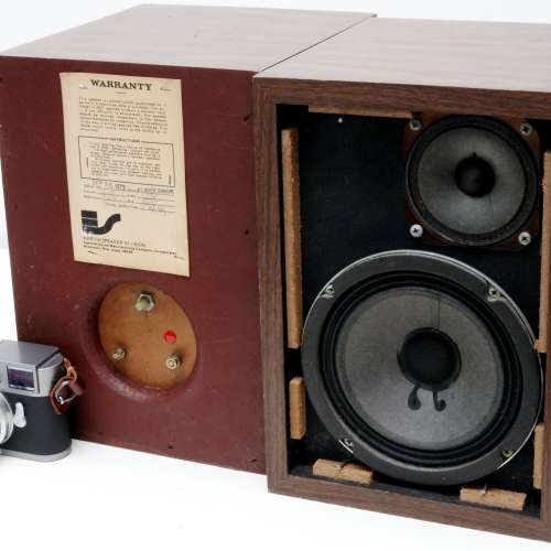 1973年美國Martin Signature (Model 1) Micro Max實木書架喇叭,靚聲,全原裝,絕無暗...