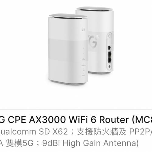 ZTE  MC888 Pro Wifi 6 Router