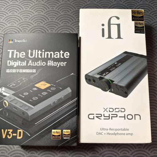 TempoTec V3-D 及 ifi xDSD Gryphon