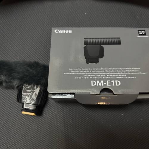 Canon DM-E1D 多功能靴指向性立體聲麥克風 （適合R5 II, R6 II, R8, R3, R1, R7…)