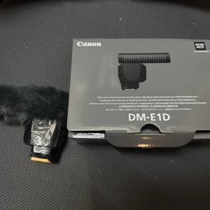 Canon DM-E1D 多功能靴指向性立體聲麥克風 （適合R5 II, R6 II, R8, R3, R1, R7…)