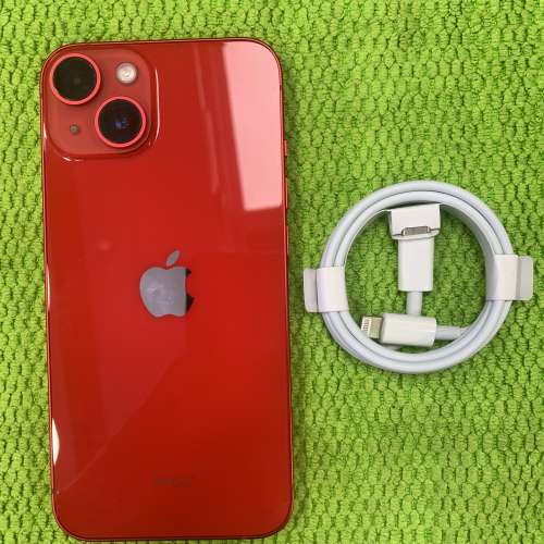 99%New iPhone 14 5G 512GB 紅色 電池效能89% 香港行貨 有配件 自用首選超值