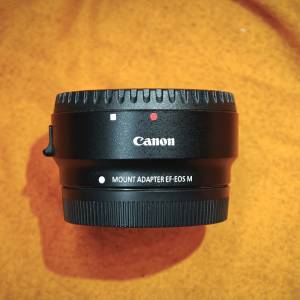canon EF -EOS M mount ，佳能 EF 轉 EFM冇盒冇單冇證，98%new，100%work ，EF 鏡頭...