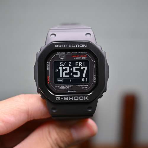 98%new 行貨Gshock DW-H5600MB-8 smart watch 心跳 電話通知 太陽能