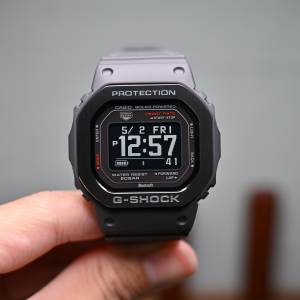 98%new 行貨Gshock DW-H5600MB-8 smart watch 心跳 電話通知 太陽能