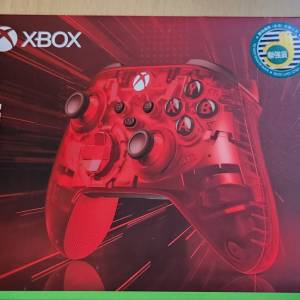 Xbox 無線控制器 最新火紅透明特別版