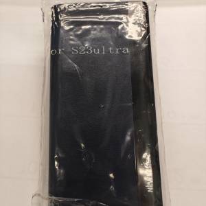 全新 Samsung S23 Ultra 藍色 翻蓋手機套
