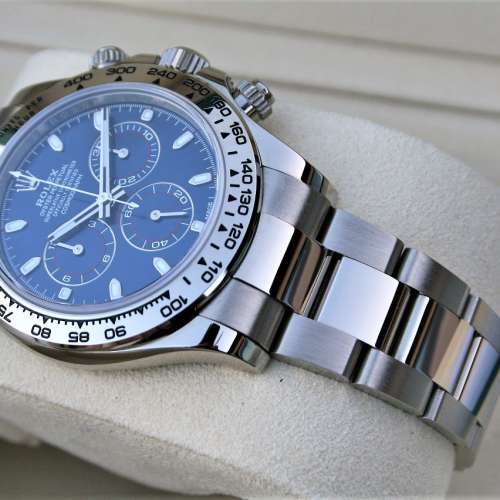 Rolex Cosmograph Daytona White Gold Blue Dial 116509