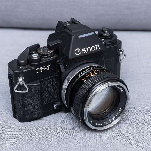 Canon New F-1 + 銀圈版FD 50/1.4