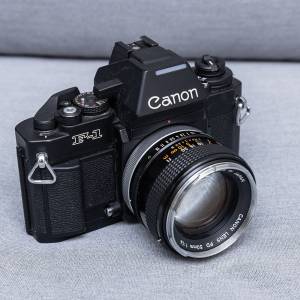 Canon New F-1 + 銀圈版FD 50/1.4