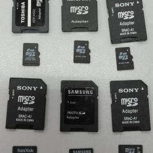 2G MicroSD卡 共6張