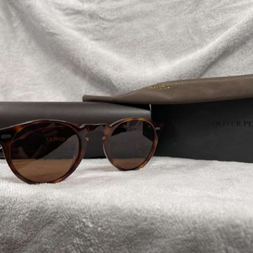 Oliver Peoples Gregory Peck.OV5186 1211.Tortoise Frame.Bronze Lenses 47–23.150