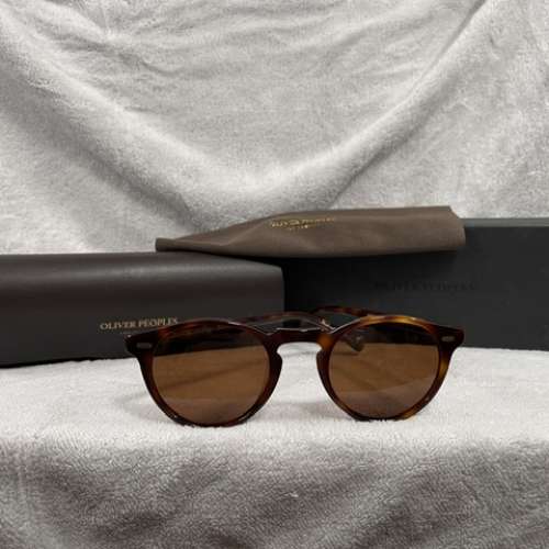 Oliver Peoples Gregory Peck.OV5186 1211.Tortoise Frame.Bronze Lenses 47–23.150