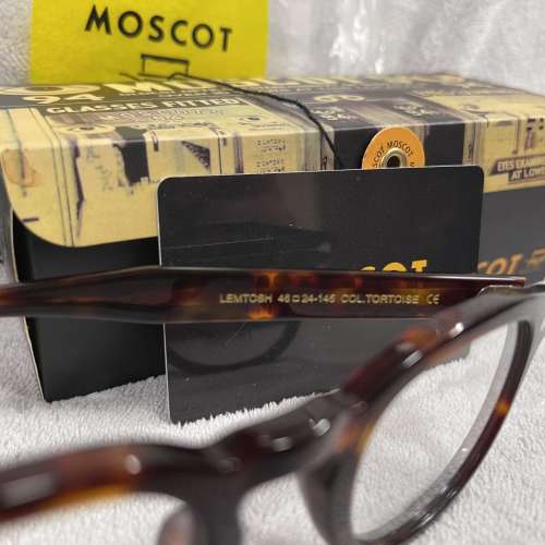 Moscot – Originals NYC Eyeglasses Lemtosm 46 – 24 – 145 Col.Tortoise