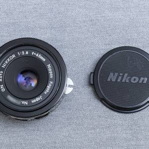 Nikon 45mm f/2.8 Nippon Kogaku GN Auto Nikkor (non-AI)