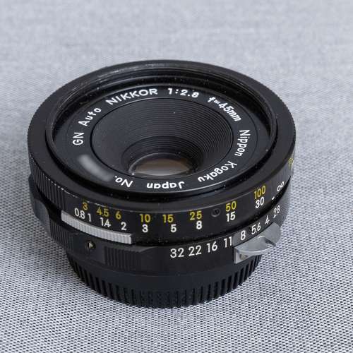 Nikon 45mm f/2.8 Nippon Kogaku GN Auto Nikkor (non-AI)
